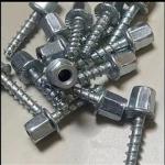 Customized Concrete Screws Coarse Thread Fasteners Yellow/Blue White As