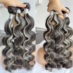 Unprocessed Brazilian Straight Wholesale Ombre Human Hair Extensions Weave