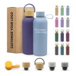 Double Layer Vacuum Insulated Thermos Cup Sports Drinking Bottle OEM ODM