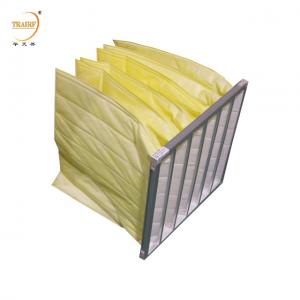 Wholesale 6 Pockets Filter Galvanization Frame 490-490-500mm Air Bag Filter from china suppliers