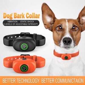 Wholesale Sustainable Stop Barking Dog Collar Harmless Lightweight Training Smart Deterrent Devices 190g from china suppliers