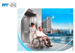 China Machine Room Hospital Bed Elevator Adopts Braille Button / Operation Panel For Disabled on sale