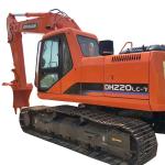 Affordable Second Hand DOOSAN DH220LC-7 Excavator for Crushing Used Hand
