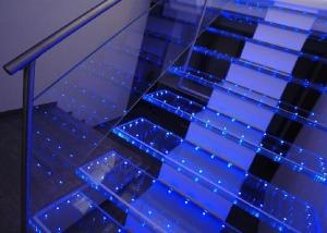 Wholesale 14mm Staircase PVB Laminated LED Glass Panel Insulative Environmental from china suppliers