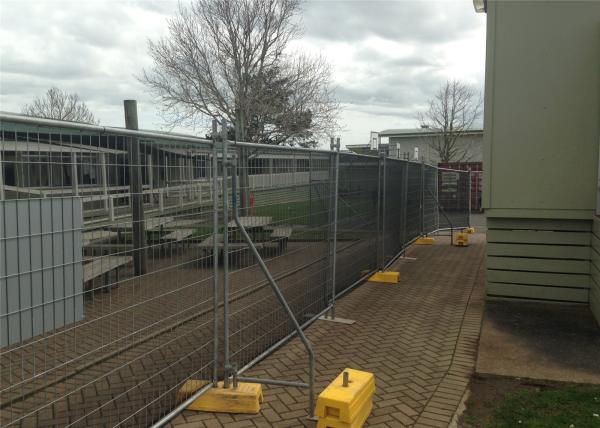 14 microns hdg pre-galvanized temporary fencing panels 2100mm x 2400mm od 32 x 1