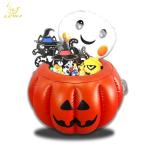 LC Halloween Pumpkin Serving Buffet Bar Cooler Food Container Drink Holder