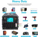 5000 Watt Hybrid Solar Inverter MSDS UN38.3 16*30A Aluminum Alloy Housing