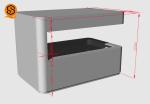 Acrylic Solid Surface Big Bar Counter With Easy Repairable