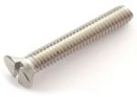 Standard Slotted Head Screw , Zinc Plated Stainless Steel Slotted Countersunk