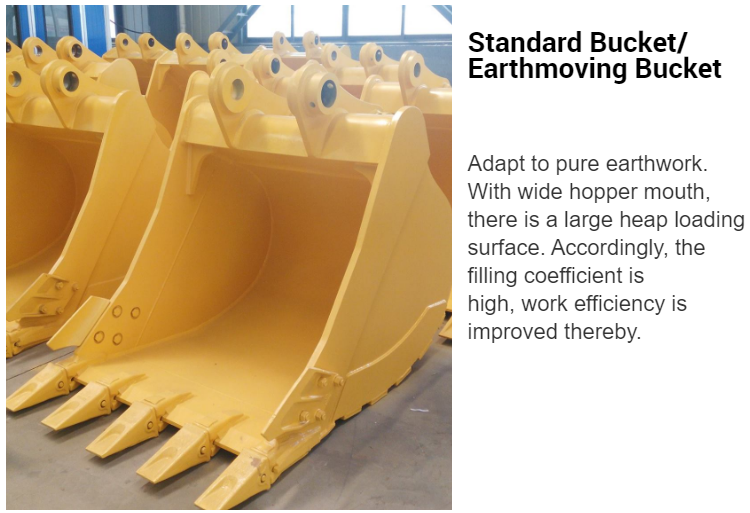 1cbm 10 Tons 20 Tons Crawler Excavator Rock Bucket