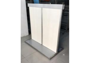 Wholesale 120CM Convenience Store Shelving , Wooden And Metal Frame Gondola Shelving Units from china suppliers
