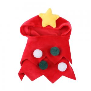 China Creative Christmas Tree Style 100g Dog Pet Clothes Hat on sale