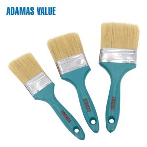 Wholesale Flat Wide Natural Bristle Paint Brush 57-64mm Length Out Stainless Iron / Steel Ferrule from china suppliers