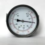 Dual Scale Utility Pressure Gauge 400 KPa 90mm Bracket Panel Mount Pressure