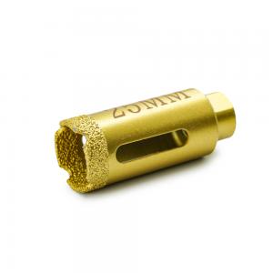 China OBM Support Linsing Diamond Vacuum Brazed Dry Drilling Core Bits for Granite Concrete on sale