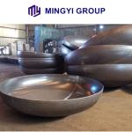 Equal Pressure Vessel Spherical Dish End Head with Customized Material and