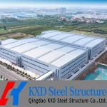 Commercial Steel Frame Building Construction Materials with Rock Wool Roof Wall