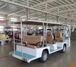 Electric Sightseeing Bus 11 Seats Mini Bus Without Battery Air Conditioner Car
