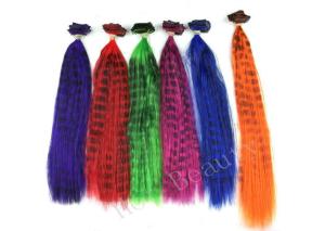 Wholesale Straight Colored Real Plume Feather Hair Extensions for Women from china suppliers