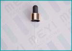 18/410 Glass Dropper Bottles Transparent Glass Pipette With Silicone Bulb