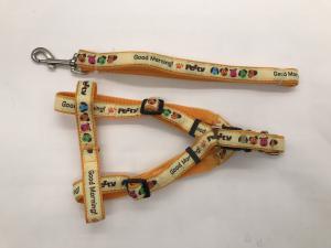 Colored Dog Rope Leash / Nylon Pet Dog Collar And Leash Eco - Friendly
