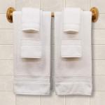 BAMBOO Towel Rack Wall Mount for Team Customers in Bathroom Kitchen Studio Spa