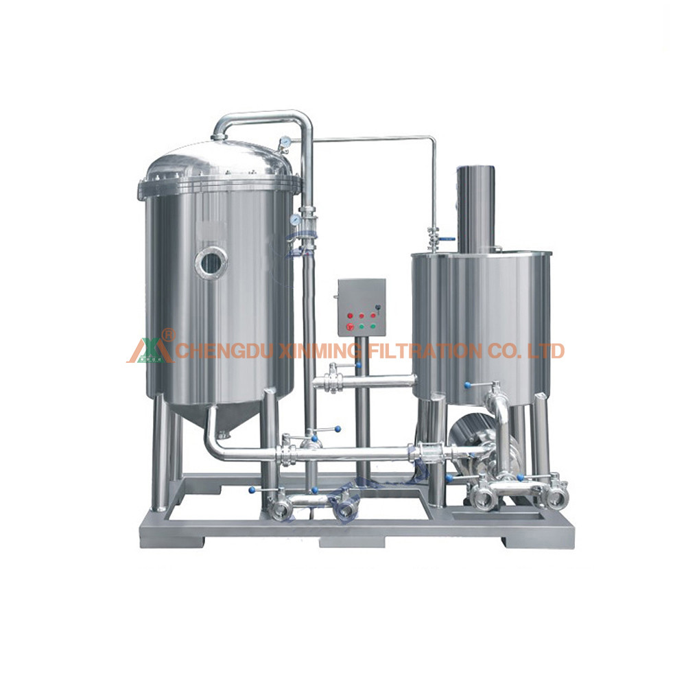 HM Supreme Quality Candle Filter Press Machine 1350x600x1000mm Dimension