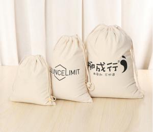 Wholesale Customize Cotton Dust Bag Small Linen Drawstring Bag Canvas For Shoes Gift Present from china suppliers