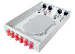 FC/SC/ST 12 Port Fiber Termination Box Wall Mount Splicing Metal Steel Grey