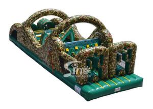Wholesale Outdoor military boot camp inflatable obstacle course for young children from China inflatables factory from china suppliers