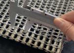 Metal Stainless Steel 304 Mesh Chain Conveyor Belt With Rod