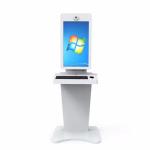 Metal Enclosure Touch Screen Digital Kiosk Available In 32inch With Keyboard
