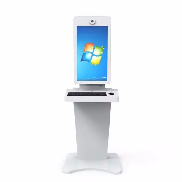 Metal Enclosure Touch Screen Digital Kiosk Available In 32inch With Keyboard