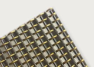 Wholesale 2m Brass Woven Architectural Metal Mesh Decoration Metal Cladding Corrosion Resistant from china suppliers