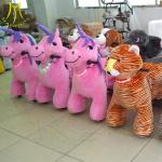 Hansel amusement park children play game coin operated plush animal rides