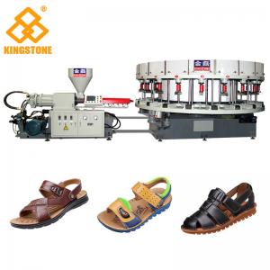 China Automatic Sneaker Direct Injection PVC Shoes Making Machine Single Color on sale