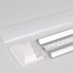LED Ceiling Slim Batten Light Aluminum Body and PC Cover Dimmable 120 Degree