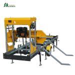Horizontal Portable Swing Blade Sawmill 36" 27HP LONCIN Engine For Wood Business