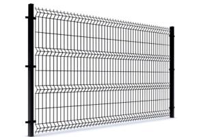 Wholesale Prism Curved 3D Welded Wire Fence / 1m-2.4m V Mesh Fencing Panels from china suppliers