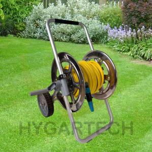 Wholesale Metal Hose Reel Cart With 1/2&quot; X50m PVC Hose And Spray Nozzle from china suppliers