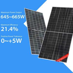 Wholesale Vertex Series Trina Solar Panel Bifacial 660w 665w Solar Monocrystalline Panel With TUV from china suppliers