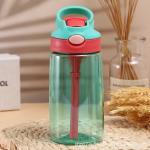 480ml Reusable Water Bottle Odorless BPA Free Reusable Cup With Straw