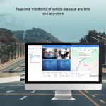 front and rear dash cam 4G Car Vehicle Tracker Single Camera GPS Live Tracking