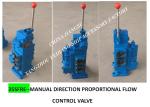 Manual proportional valve for shipbuilding, manual proportional flow directional