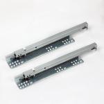 2 Fold Ball Bearing Hidden Furniture Drawer Slides 550mm For Kitchen Cabinet