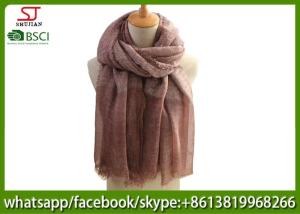 Wholesale Chinese supplier lightweight sequins spring summer thin tassel scarf 100*200cm 160g wool shawl keep fashion from china suppliers