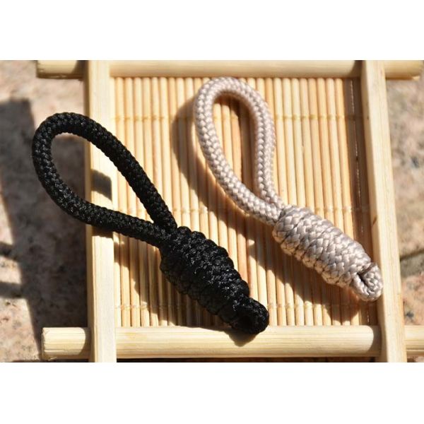 Eco Friendly Garments Polyester Drawstring Cord 6cm Non Stretch