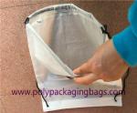 Single Layer Frosted 0.07mm CPE Transparent Backpack Bag For Travel
