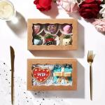 Kraft Paper Snack Packaging Box for Rectangle or Custom Shape for Food Packaging