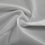 Thin Fusible Woven Interlining Fabric Shrinkage Resistant Black PA Coating